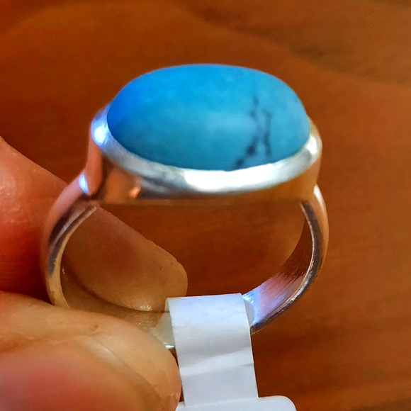 Jewelry - 🍒 Silver plated turquoise  woman ring  jewelry